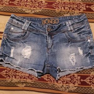 Women's Distressed Short-Shorts